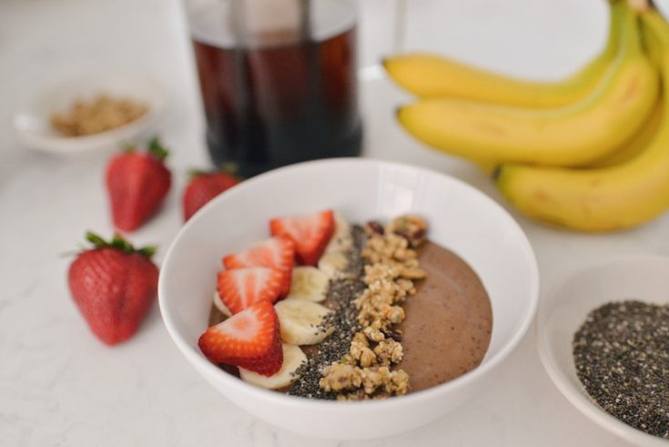 coffee smoothie bowl