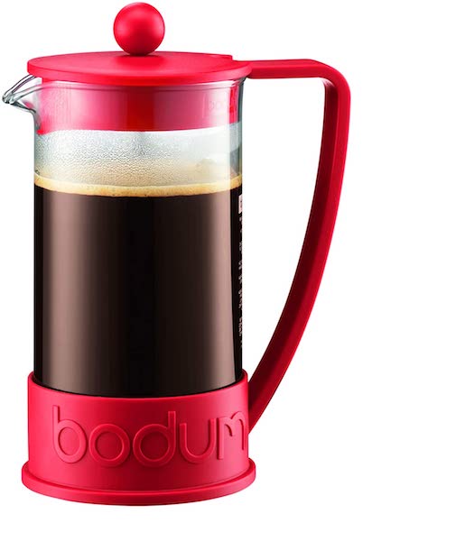 bodum red brazil french press