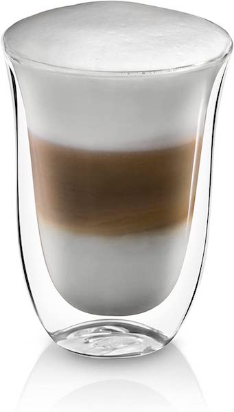 DeLonghi Double Walled Thermo Latte Glass