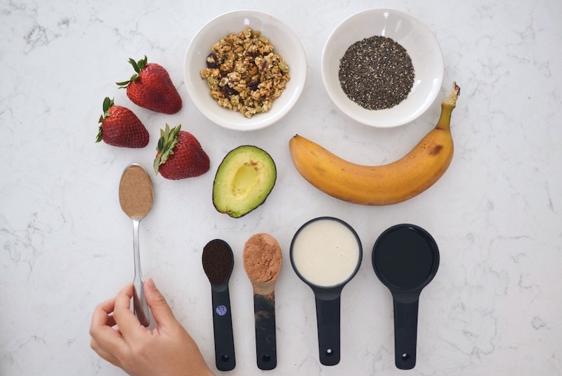 coffee smoothie bowl ingredients