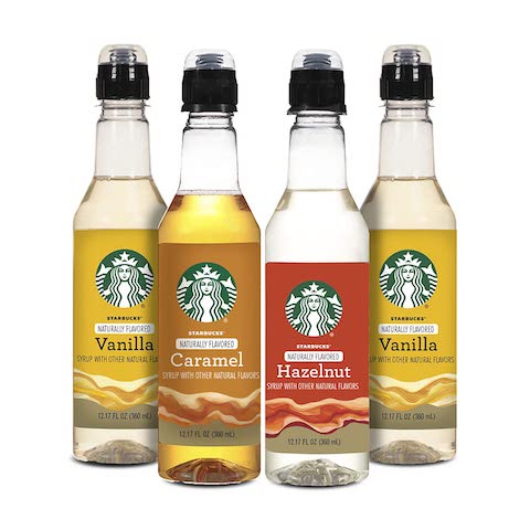 starbucks coffee syrups