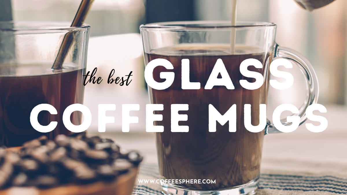 Ultra Clear Glass Coffee/Tea Mug by Sun’s Tea 16 oz | Borosilicate 470 ml Glasses w Big Handle Simple and Elegant Microwave Safe Pure Glass 