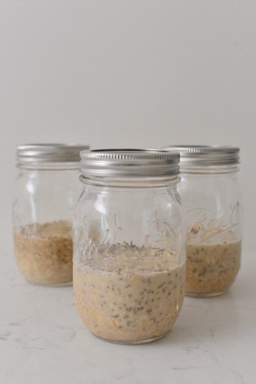 coffee overnight oats servings for week