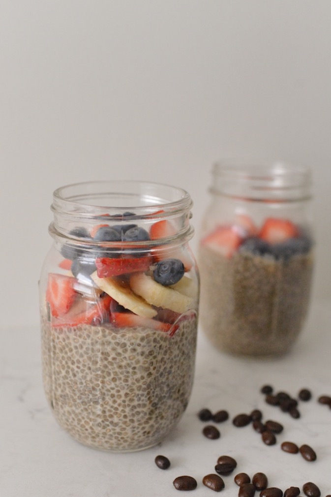 coffee chia pudding toppings