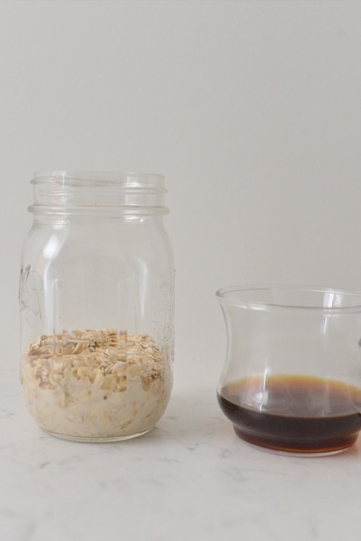 cold brew coffee for coffee overnight oats