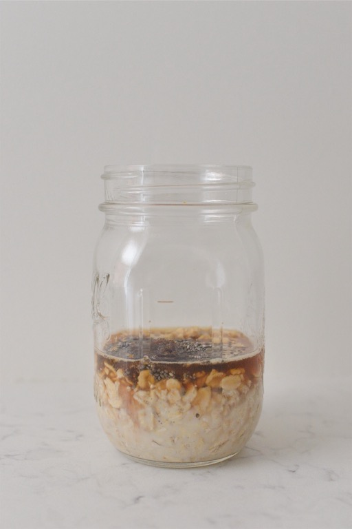overnight oats with coffee