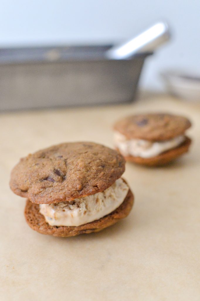 coffee ice cream sandwiches