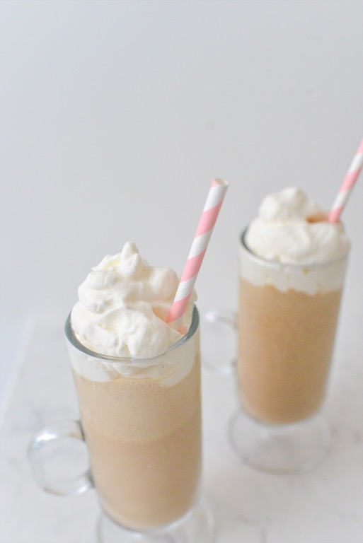 coffee milkshake with whipped cream