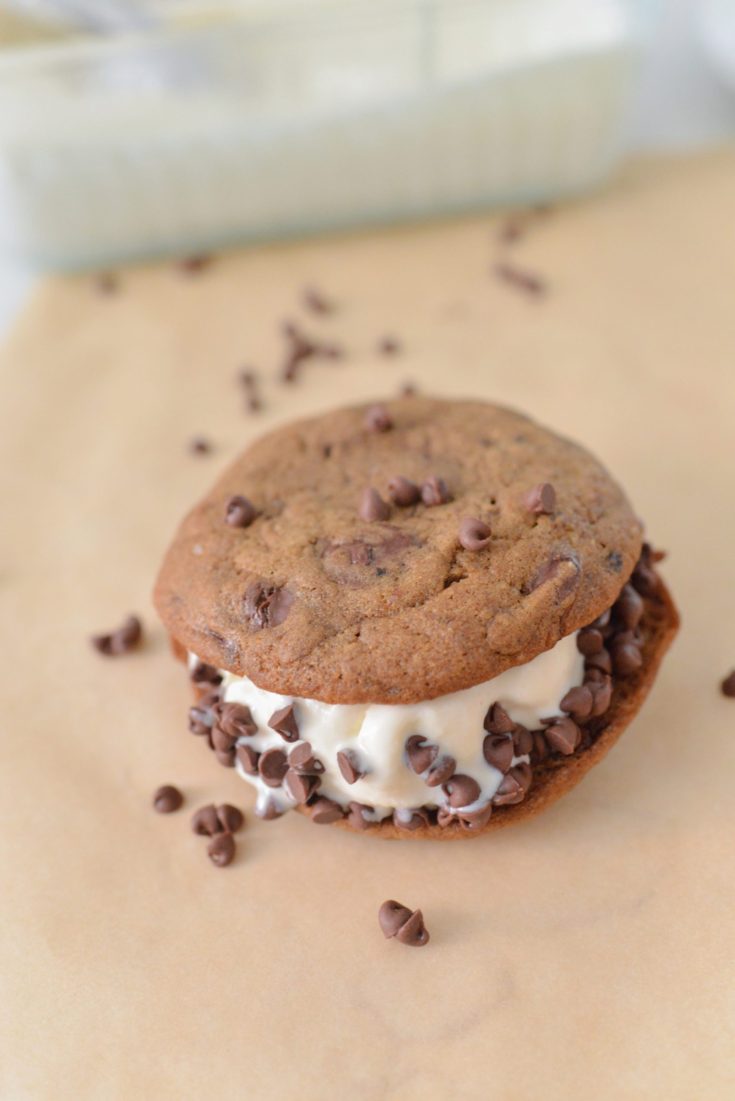 coffee ice cream sandwiches