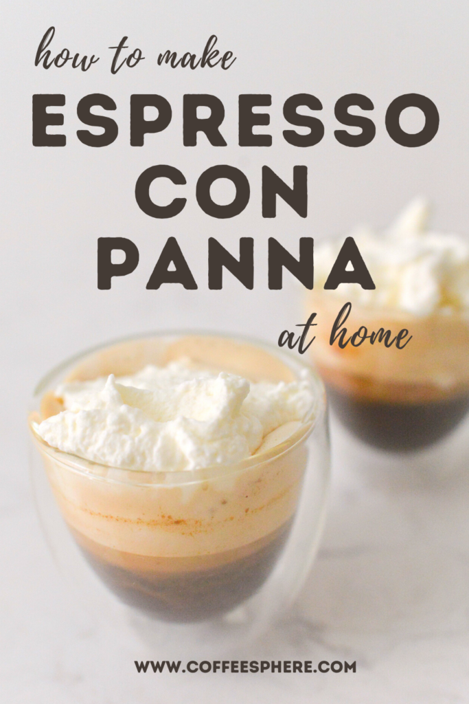 espresso con panna