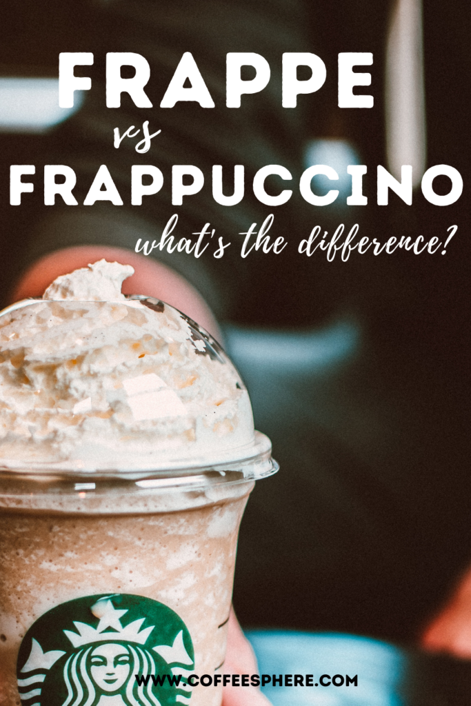 frappe vs frappuccino