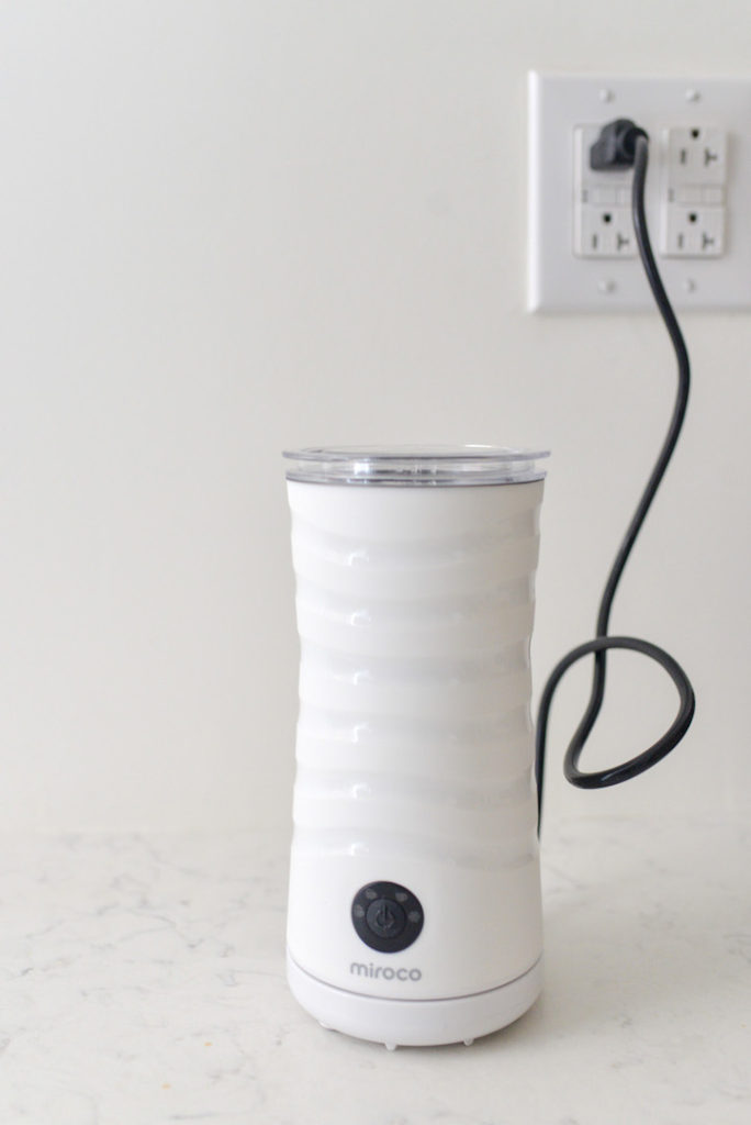 milk frother for steamed milk