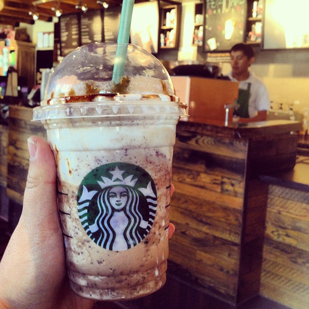 starbucks algorrobina frappuccinos