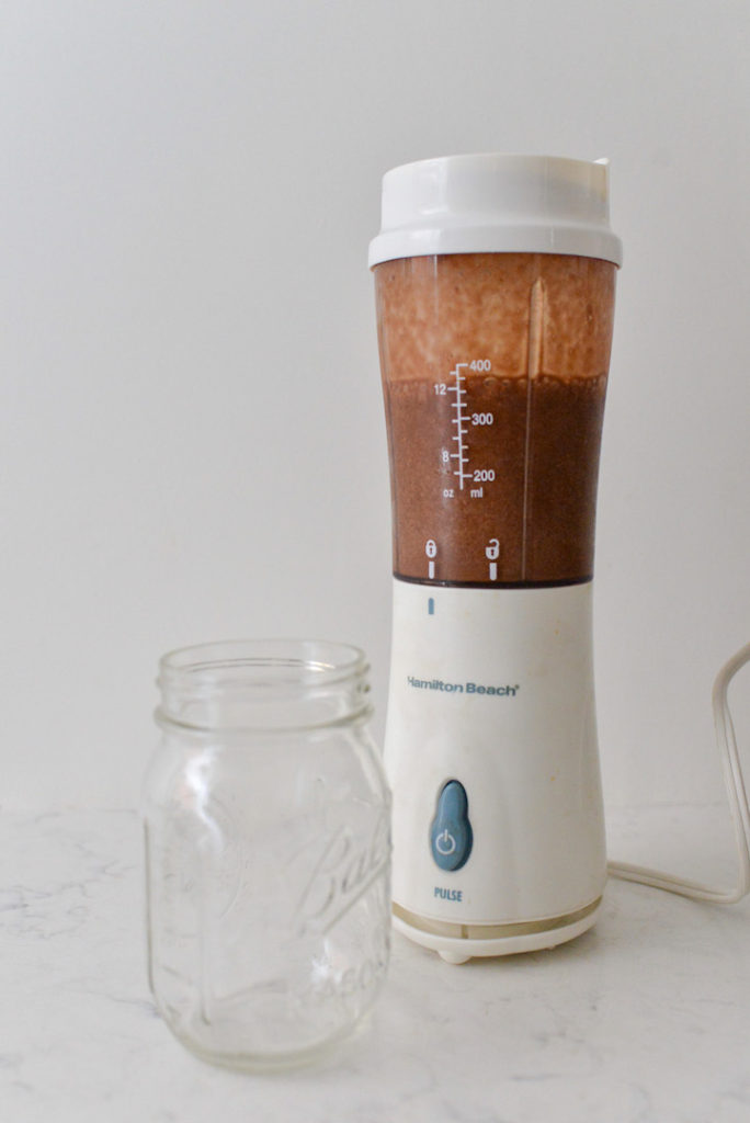 blender mocha smoothie