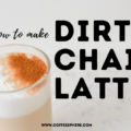 dirty chai latte coffee how to make