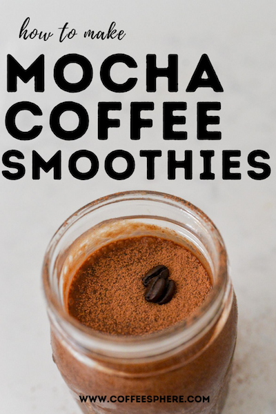 mocha coffee smoothies