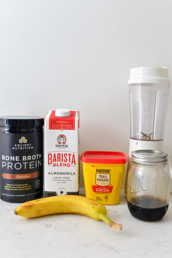 mocha smoothie ingredients