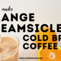 orange creamsicle cold brew coffee