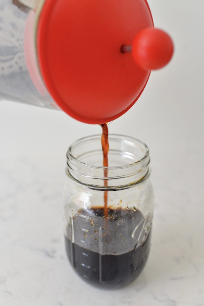 pour french press cold brew