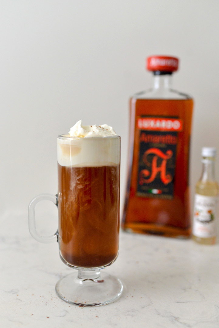 amaretto coffee whipped cream