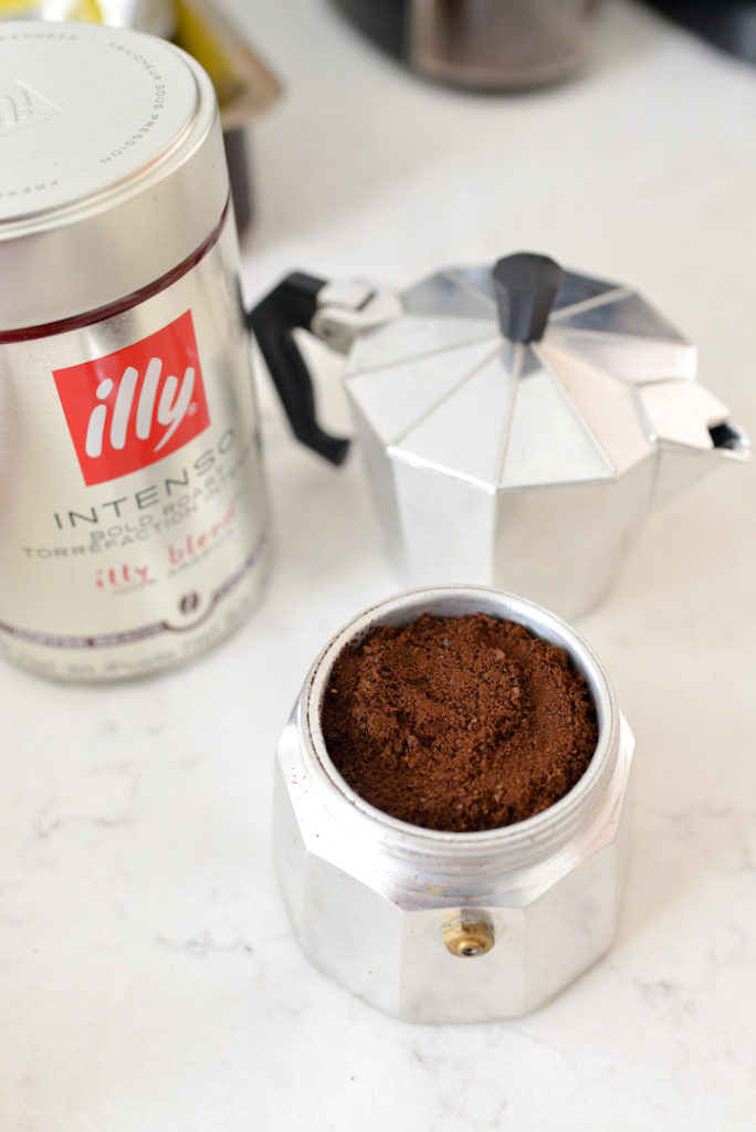 coffee flan moka pot