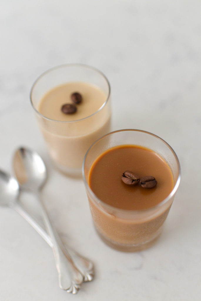 coffee panna cotta