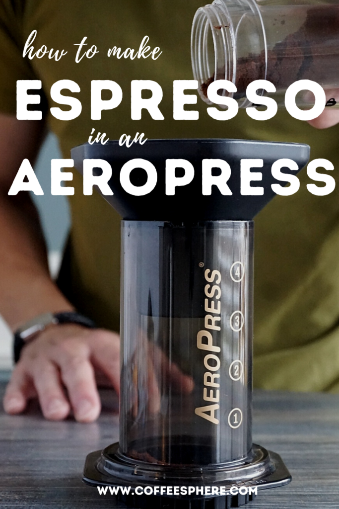 espresso in aeropress