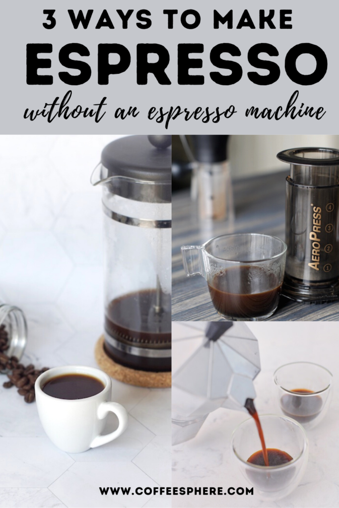 how to make espresso without an espresso machine