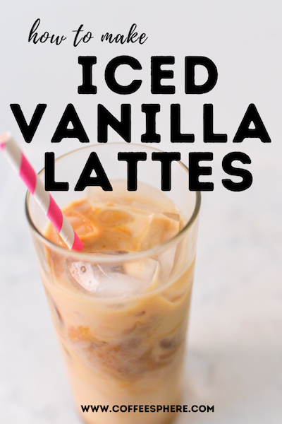 how to make iced vanilla lattes