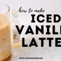 iced vanilla lattes