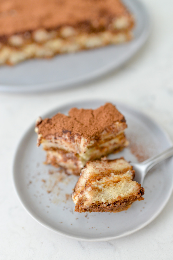 piece of tiramisu cake