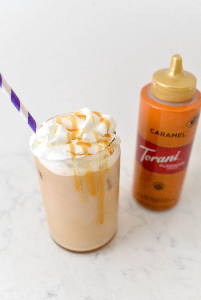 Homemade Caramel Iced Coffee (3 Ingredients!) - Midwest Nice