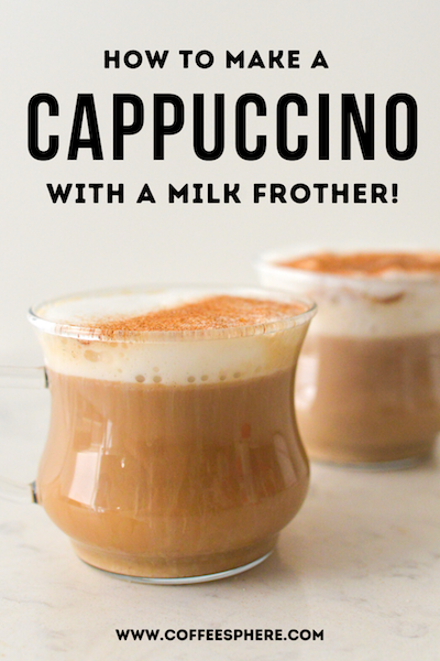 how to make a cappuccino without espresso machine