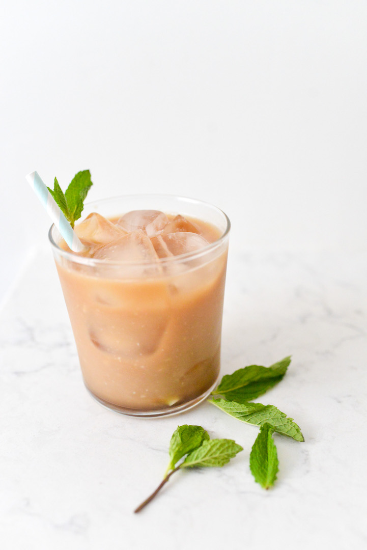 how to make mint iced coffee