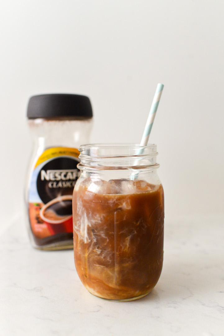 instant iced coffee 30 seconds