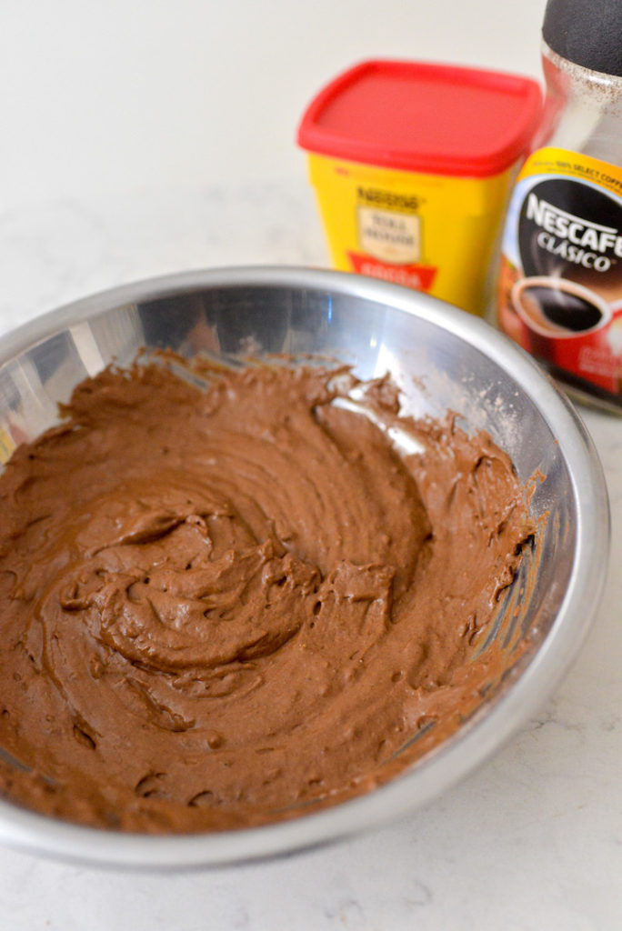 mocha pancakes batter