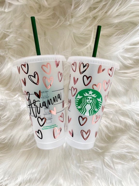 Starbucks Crystal Gold Tumbler Cup, Custom Starbucks Cup, Venti Tumbler,  Bling, Starbucks Rhinestone Cup, Coffee, Bedazzled, Presents 