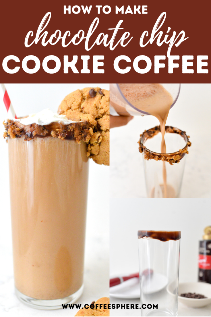how to make chocolate chip cookie coffee