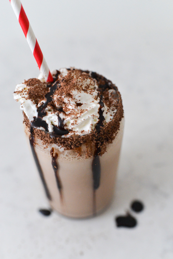 how to make mocha milkshake