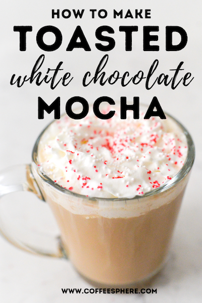 What is in a Toasted White Chocolate Mocha