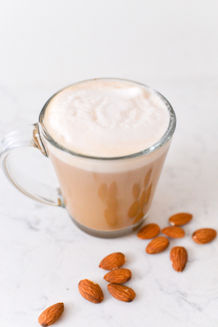 almond milk latte
