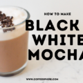 black and white mocha