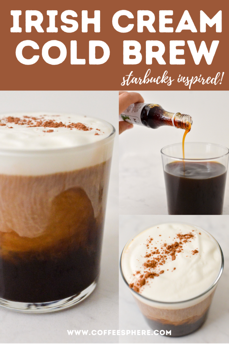 Irish Cream Cold Brew: Starbucks Inspired Recipe