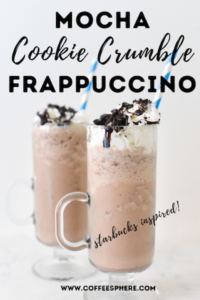 crumble frappuccino mocha