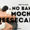 mocha no bake cheesecake