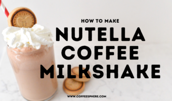 nutella coffee milkshake