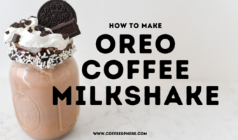 oreo coffee milkshake