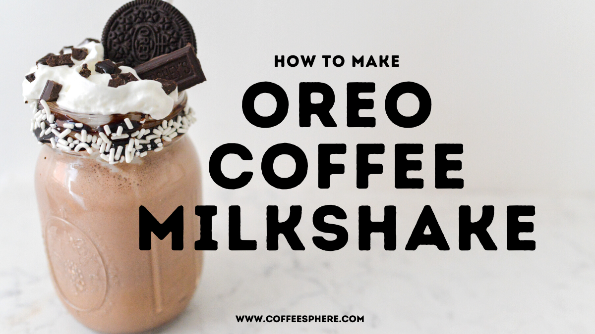 oreo coffee milkshake