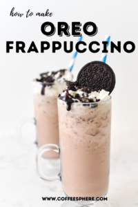 frappuccino oreo crumble