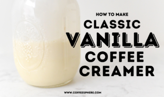 Classic Homemade Vanilla Coffee Creamer